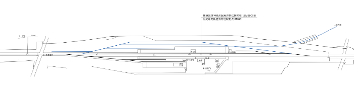 図面：淵野辺停車場平面図