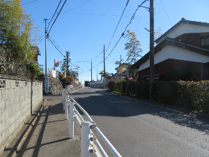 写真：大澤停車場予定地付近