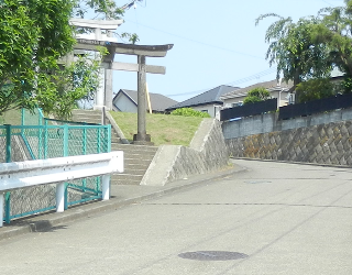 写真：みたけさんの坂の景色