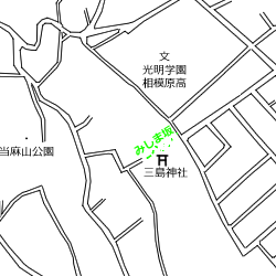 図表：みしま坂周辺地図