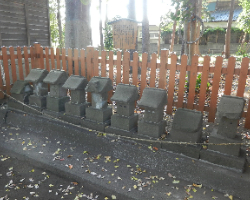 写真：寄せ宮された石祠