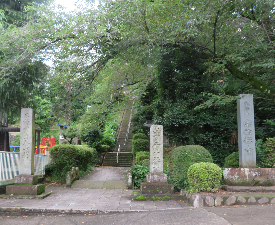 写真：宗祐寺参道