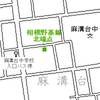 図表：基線北端点周辺地図