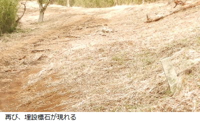 写真：標石設置地点