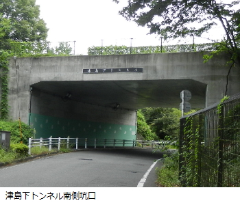 写真：津島下トンネル南口