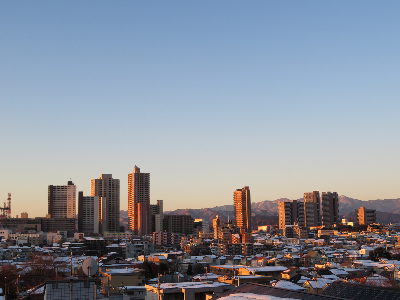 写真：相模原市橋本の遠景（町田市小山町より）-2018年01月